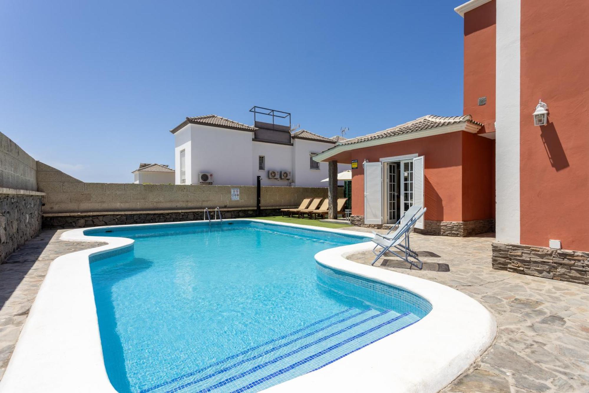 Villa Chloe Costa Adeje Tenerifesummervillas Giant Private Pool 11 Meters Long Ngoại thất bức ảnh